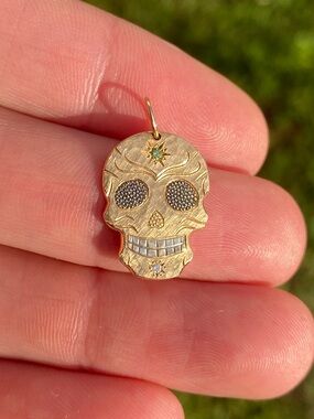 Julez Bryant 14k Ana Baby Sugar Skull